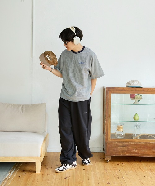 kaoyorinakami(カオヨリナカミ)の「kaoisgood border tee / カオイズグッドボーダーTシャツ(Tシャツ/カットソー・メンズ・ネイビー/グレー・SMALL/MEDIUM/LARGE/X-LARGE)」の21枚目の写真