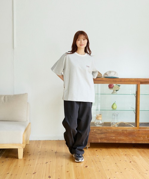 kaoyorinakami(カオヨリナカミ)の「kaoisgood border tee / カオイズグッドボーダーTシャツ(Tシャツ/カットソー・メンズ・ネイビー/グレー・SMALL/MEDIUM/LARGE/X-LARGE)」の10枚目の写真