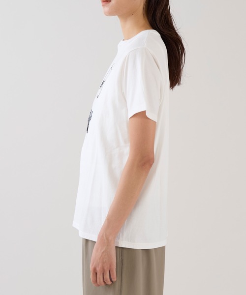 marmors（マルモア）の「【marmors】ネックレスイラストTシャツ（Tシャツ/カットソー・レディース・ベージュ/ホワイト・36）」の21枚目の写真