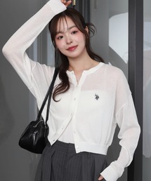 ∴WEGO/【WEB限定】U.S. POLO ASSN.別注 シアーカーデ