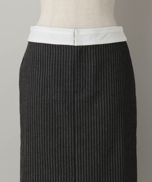 A part by（アパートバイ）の「ヒッコリーIラインスカート（スカート・レディース・ブルー/ブラック・SMALL/MEDIUM）」の5枚目の写真