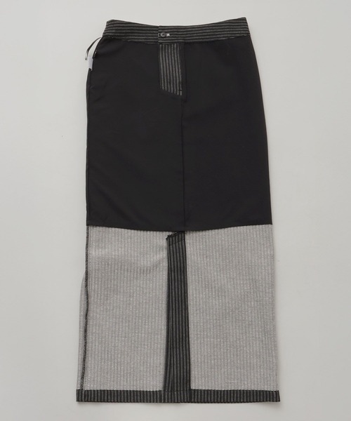 A part by（アパートバイ）の「ヒッコリーIラインスカート（スカート・レディース・ブルー/ブラック・SMALL/MEDIUM）」の11枚目の写真