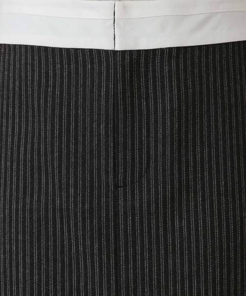 A part by（アパートバイ）の「ヒッコリーIラインスカート（スカート・レディース・ブルー/ブラック・SMALL/MEDIUM）」の12枚目の写真