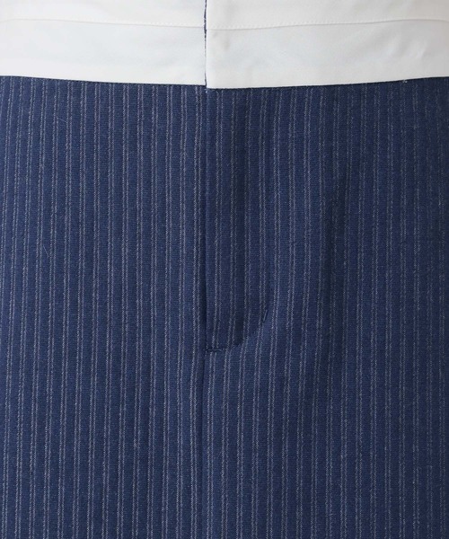 A part by（アパートバイ）の「ヒッコリーIラインスカート（スカート・レディース・ブルー/ブラック・SMALL/MEDIUM）」の13枚目の写真