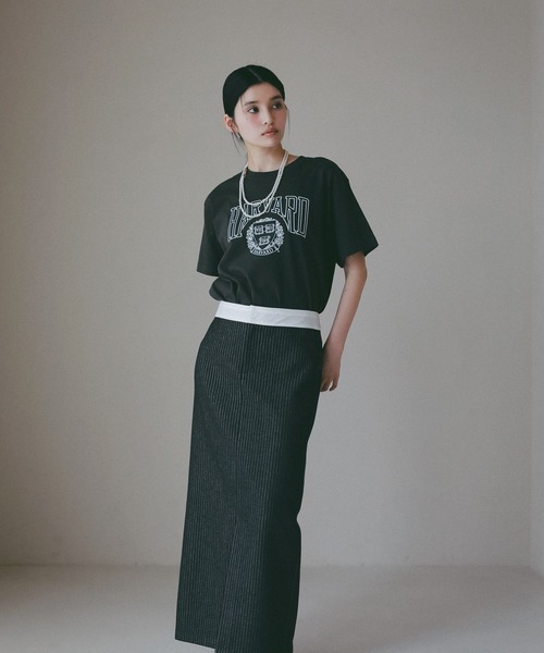 A part by（アパートバイ）の「ヒッコリーIラインスカート（スカート・レディース・ブルー/ブラック・SMALL/MEDIUM）」の15枚目の写真