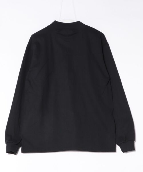 CalCru（カルクルー）の「【CalCru】カルクルー  7oz コットン モック ロングスリーブTシャツ ロンT アメリカ製 CC12LM（Tシャツ/カットソー・メンズ・ホワイト/ブラック/ネイビー・M/L/XL）」の4枚目の写真