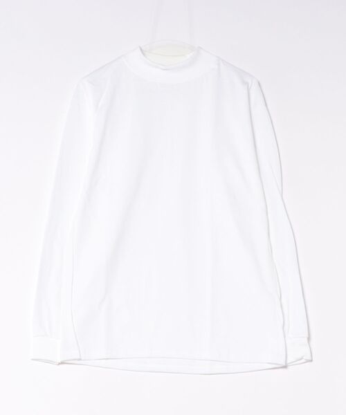 CalCru（カルクルー）の「【CalCru】カルクルー  7oz コットン モック ロングスリーブTシャツ ロンT アメリカ製 CC12LM（Tシャツ/カットソー・メンズ・ホワイト/ブラック/ネイビー・M/L/XL）」の20枚目の写真