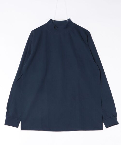 CalCru（カルクルー）の「【CalCru】カルクルー  7oz コットン モック ロングスリーブTシャツ ロンT アメリカ製 CC12LM（Tシャツ/カットソー・メンズ・ホワイト/ブラック/ネイビー・M/L/XL）」の22枚目の写真