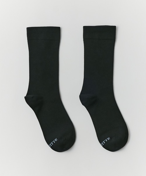 UNQUITTE(アンキュイット)の「【UNQUITTE】effortless socks UNQ10(ソックス/靴下・レディース・チャコールグレー/ブラック/ネイビー・M/L)」の1枚目の写真