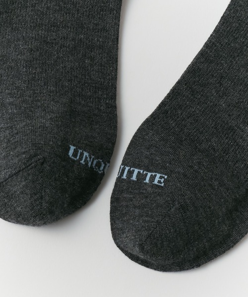 UNQUITTE(アンキュイット)の「【UNQUITTE】effortless socks UNQ10(ソックス/靴下・レディース・チャコールグレー/ブラック/ネイビー・M/L)」の7枚目の写真