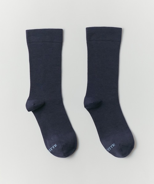 UNQUITTE(アンキュイット)の「【UNQUITTE】effortless socks UNQ10(ソックス/靴下・レディース・チャコールグレー/ブラック/ネイビー・M/L)」の8枚目の写真