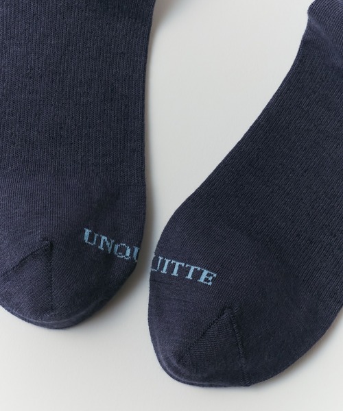 UNQUITTE(アンキュイット)の「【UNQUITTE】effortless socks UNQ10(ソックス/靴下・レディース・チャコールグレー/ブラック/ネイビー・M/L)」の10枚目の写真