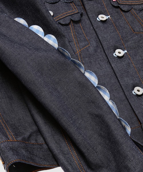 TSTS（ティーエスティーエス）の「SPEECH BUBBLES DENIM JACKET（デニムジャケット・メンズ・インディゴブルー・L）」の13枚目の写真