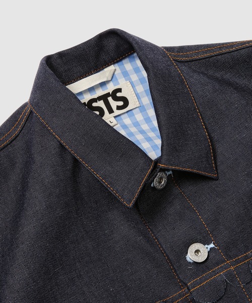 TSTS（ティーエスティーエス）の「SPEECH BUBBLES DENIM JACKET（デニムジャケット・メンズ・インディゴブルー・L）」の4枚目の写真