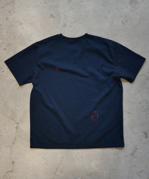 SLOWACID（スローアシッド）の「ウォッシュドスタンプ半袖Tシャツ[ネイビー]（Tシャツ/カットソー・レディース・その他・SMALL/MEDIUM/LARGE/X-LARGE/X-SMALL）」の7枚目の写真