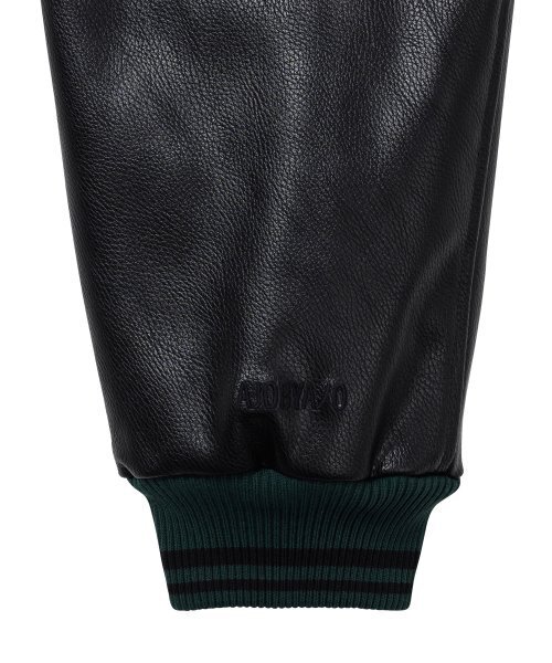 AJOBYAJO（アジョバイアジョ）の「Wool Mixed Varsity Stadium Jacket [GREEN]（スタジャン・レディース・その他・XL/LARGE）」の3枚目の写真