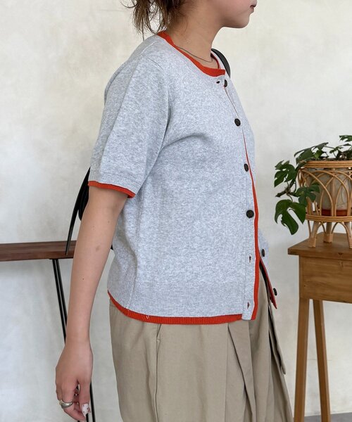 U.S. POLO ASSN.(ユーエスポロアッスン)の「【U.S. POLO ASSN.】フェイクレイヤードスウェットライクカーディガン(カーディガン/ボレロ・レディース・ネイビー/アイボリー/グレー/ブラウン/グリーン系・FREE)」の17枚目の写真