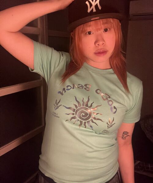 COSO(コソ)の「CCカラーアートワーククロップTシャツ(ミント)(Tシャツ/カットソー・レディース・ミント・SMALL/MEDIUM)」の8枚目の写真