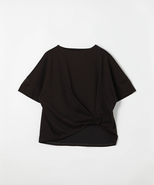 Gabardine K.T（ギャバジンケーティー）の「プレーティング天竺 ワンタックプルオーバー（Tシャツ/カットソー・レディース・サックスブルー/ブラウン/ミント・9号）」の22枚目の写真
