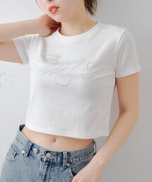 Chico | ラインストーンロゴチビT(Tシャツ/カットソー)