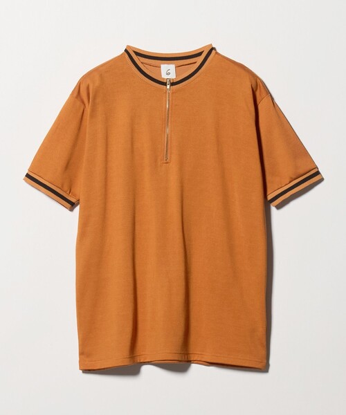 6(ロク)の「<6(ROKU)>サイクリング モチーフ Tシャツ(Tシャツ/カットソー・レディース・オレンジ/ベージュ・FREE)」の6枚目の写真