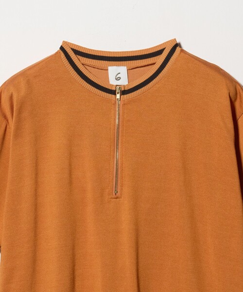 6(ロク)の「<6(ROKU)>サイクリング モチーフ Tシャツ(Tシャツ/カットソー・レディース・オレンジ/ベージュ・FREE)」の7枚目の写真