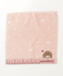 THE BAREFOOT（ベアフット）の「【 Monchhichi / モンチッチ 】ドットハート タオルハンカチ　TOB（ハンカチ/ハンドタオル）」