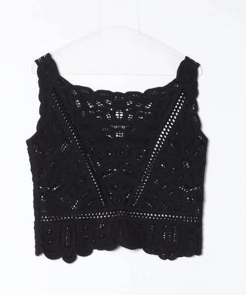 Guess(ゲス)の「OCTAVIA Tank Sweater タンクトップ(タンクトップ・レディース・クリーム/ブラック・SMALL/X-SMALL/LARGE/MEDIUM)」の13枚目の写真