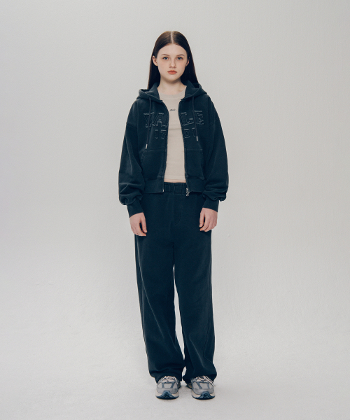 YALE(イェール)の「ピグメントアプリケフードジップアップ_チャコール(パーカー・レディース・その他・LARGE/X-LARGE/SMALL/MEDIUM)」の17枚目の写真