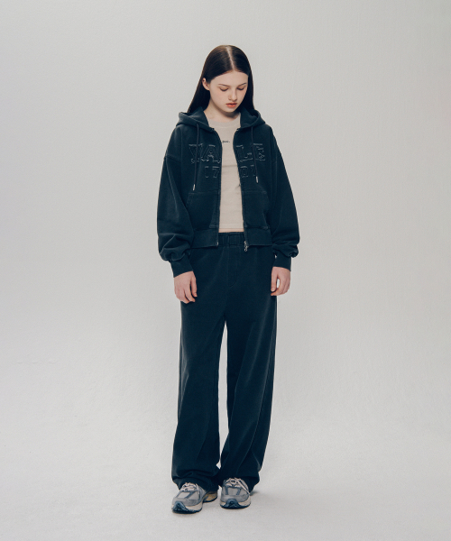 YALE(イェール)の「ピグメントアプリケフードジップアップ_チャコール(パーカー・レディース・その他・LARGE/X-LARGE/SMALL/MEDIUM)」の15枚目の写真