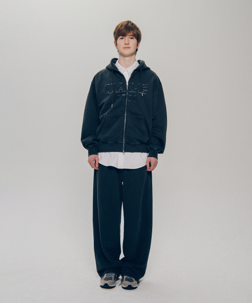 YALE(イェール)の「ピグメントアプリケフードジップアップ_チャコール(パーカー・レディース・その他・LARGE/X-LARGE/SMALL/MEDIUM)」の13枚目の写真