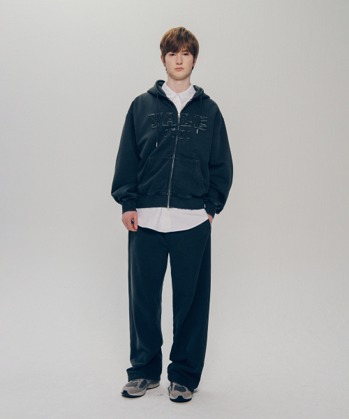 YALE(イェール)の「ピグメントアプリケフードジップアップ_チャコール(パーカー・レディース・その他・LARGE/X-LARGE/SMALL/MEDIUM)」の11枚目の写真
