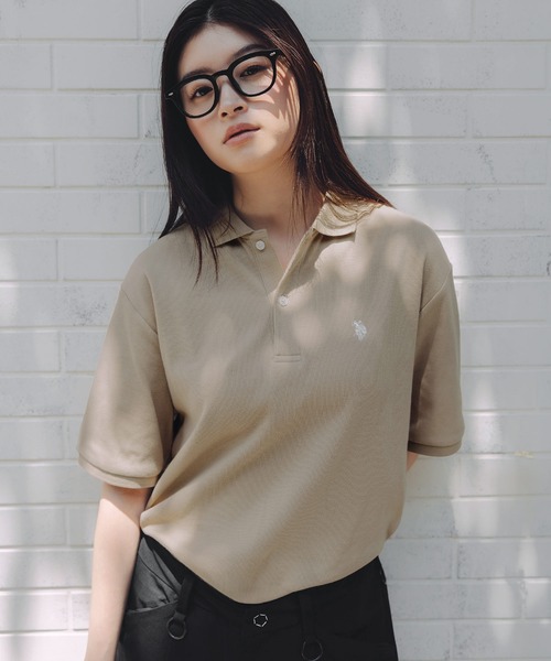U.S. POLO ASSN.(ユーエスポロアッスン)の「U.S. POLO ASSN. 別注 ワンポイント刺繍 コンパクトリブポロシャツ(ポロシャツ・メンズ・ベージュ/グリーン/ホワイト・XL/L/M/S)」の13枚目の写真