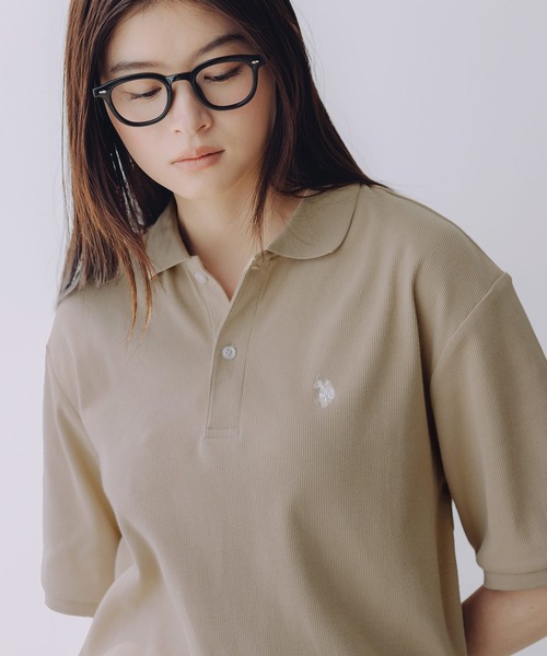 U.S. POLO ASSN.(ユーエスポロアッスン)の「U.S. POLO ASSN. 別注 ワンポイント刺繍 コンパクトリブポロシャツ(ポロシャツ・メンズ・ベージュ/グリーン/ホワイト・XL/L/M/S)」の16枚目の写真