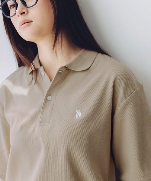 U.S. POLO ASSN.(ユーエスポロアッスン)の「U.S. POLO ASSN. 別注 ワンポイント刺繍 コンパクトリブポロシャツ(ポロシャツ・メンズ・ベージュ/グリーン/ホワイト・XL/L/M/S)」の17枚目の写真