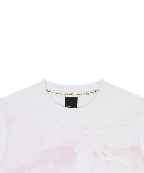 LUVISTRUE(ラヴイズトゥルー)の「SHUGO CHARA! PINK RAINBOW TEE(WHITE)(Tシャツ/カットソー・レディース・その他・FREE)」の4枚目の写真