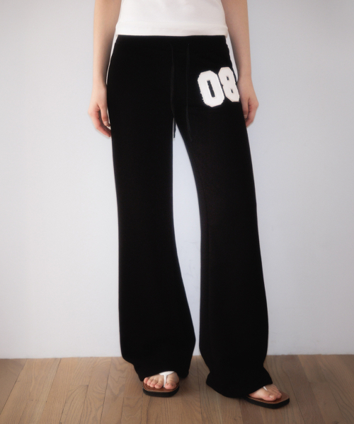 ROSEFRANTZ（ロゼフランツ）の「Patchwork Bootcut Sweatpants [Black]（スウェットパンツ・レディース・ブラック・OS）」の10枚目の写真