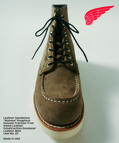 RED WING(レッドウィング)の「RED WING / レッドウイング 6インチ クラシックモック #8838(その他シューズ・メンズ・ベージュ・70/75/80/85/90/95)」の10枚目の写真