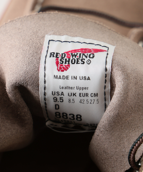 RED WING(レッドウィング)の「RED WING / レッドウイング 6インチ クラシックモック #8838(その他シューズ・メンズ・ベージュ・70/75/80/85/90/95)」の2枚目の写真