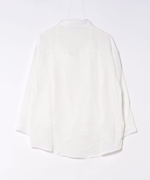 gossara（ゴサラ）の「【大人のこなれ感】キャミ付きリネンタッチシャツ（シャツ/ブラウス・レディース・ベージュ/ホワイト/ブラウン・FREE）」の10枚目の写真