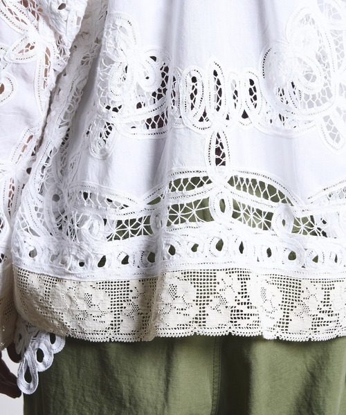 ROSE BUD(ローズバッド)の「(mag.by c)BATTEN LACE SHIRT(シャツ/ブラウス・レディース・ホワイト/レッド・ONE SIZE)」の12枚目の写真