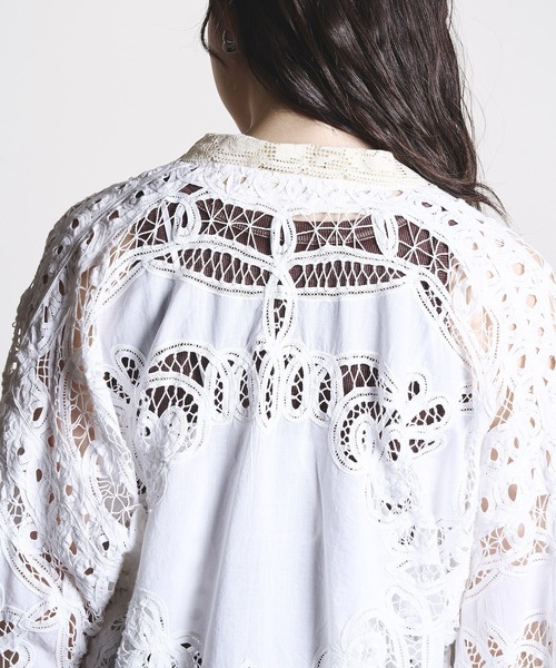 ROSE BUD(ローズバッド)の「(mag.by c)BATTEN LACE SHIRT(シャツ/ブラウス・レディース・ホワイト/レッド・ONE SIZE)」の13枚目の写真