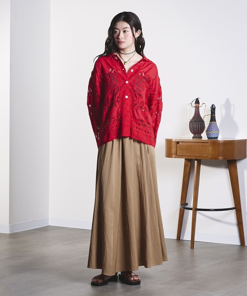 ROSE BUD(ローズバッド)の「(mag.by c)BATTEN LACE SHIRT(シャツ/ブラウス・レディース・ホワイト/レッド・ONE SIZE)」の15枚目の写真
