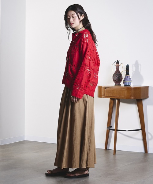 ROSE BUD(ローズバッド)の「(mag.by c)BATTEN LACE SHIRT(シャツ/ブラウス・レディース・ホワイト/レッド・ONE SIZE)」の17枚目の写真
