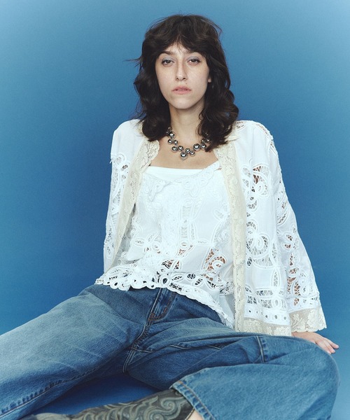 ROSE BUD(ローズバッド)の「(mag.by c)BATTEN LACE SHIRT(シャツ/ブラウス・レディース・ホワイト/レッド・ONE SIZE)」の21枚目の写真