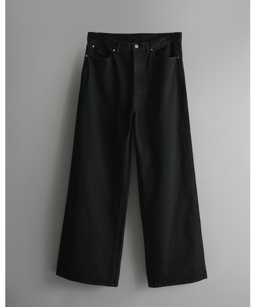 NVRFRGT(ネヴァーフォーゲット)の「loose fit jeans black black/ワイドシルエット/オールブラック/NVRFRGT/CONZ(デニムパンツ・メンズ・ブラック・1/2/3/4)」の2枚目の写真