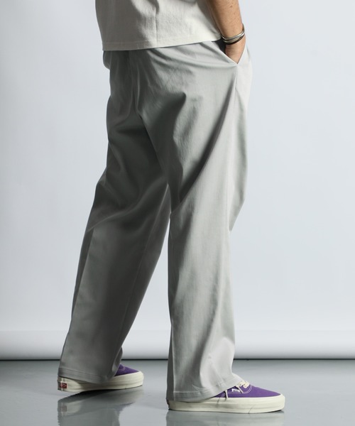 The DUFFER of ST.GEORGE(ザダファーオブセントジョージ)の「「GUM STRETCH CSF」COOL TOUCH EASY BAGGY PANTS:超伸縮「ガムストレッチ」接触冷感 イージーバギーパンツ(その他パンツ・メンズ・ブラック/ホワイト/ライトグレー・MEDIUM/SMALL/X-LARGE/LARGE)」の15枚目の写真