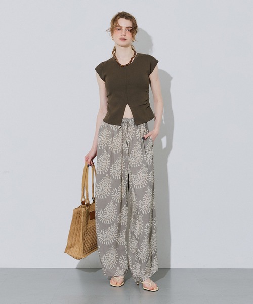 coca(coca)(コカ)の「レーヨンペイズリー柄パンツ(その他パンツ・レディース・その他・LONG/MEDIUM/SHORT)」の9枚目の写真