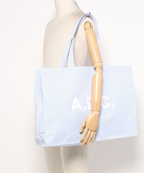 A.P.C.（アーペーセー）の「SHOPPING DIANE NEW（トートバッグ・レディース・ブルー・ONESIZE）」の5枚目の写真