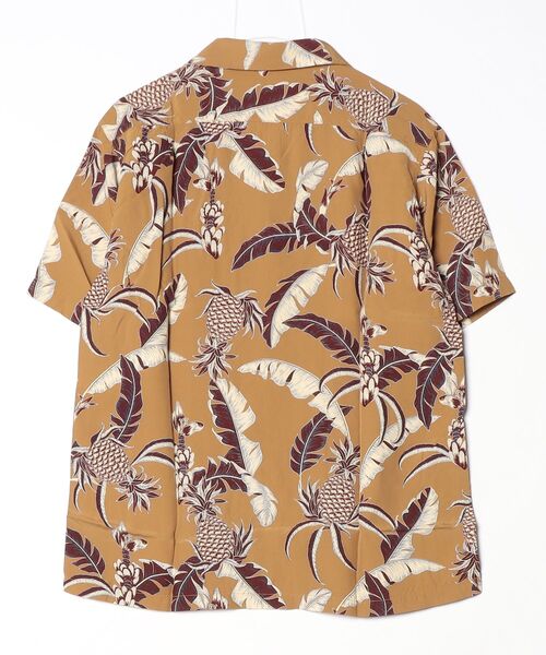 HOUSTON(ヒューストン)の「【UT208】【HOUSTON/ヒューストン】MADE IN JAPAN RAYON ALOHA SHIRT PINEAPPLE 41351(シャツ/ブラウス・メンズ・ブラック/マスタード・MEDIUM/LARGE)」の11枚目の写真